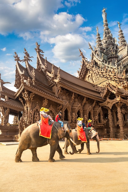 Sanctuary of Truth in Pattaya, Thailand