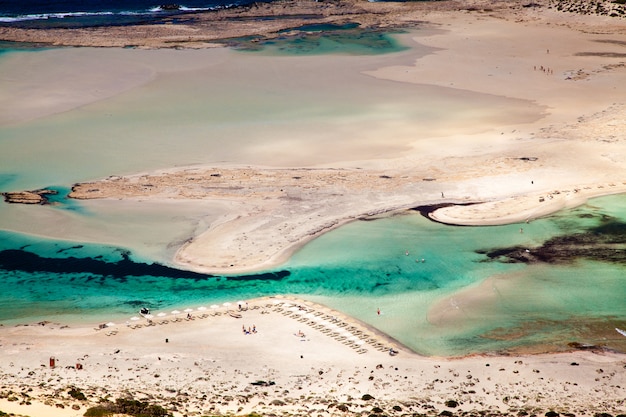 Sand of Balos beach
