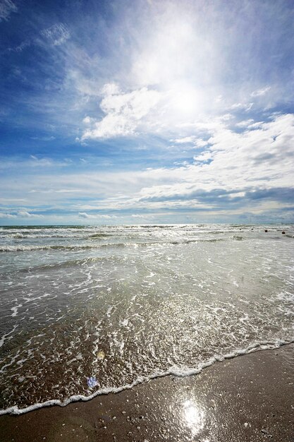 Sand beach in Anapa