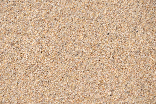 Sand on the beach background Top view