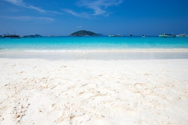 Sand of beach caribbean sea tropical sea