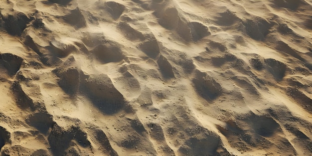 Sand beach with waves and bokeh effect 3d rendering Ai Generated