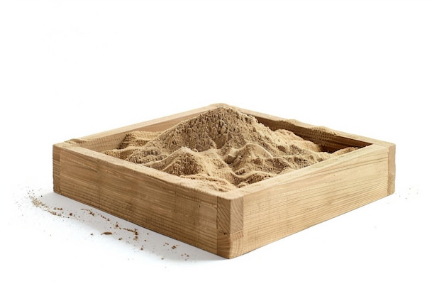 Sand box On White Background