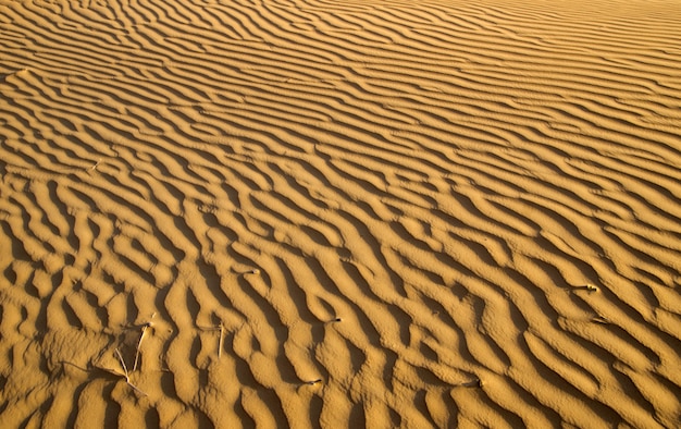 Sand in a desert