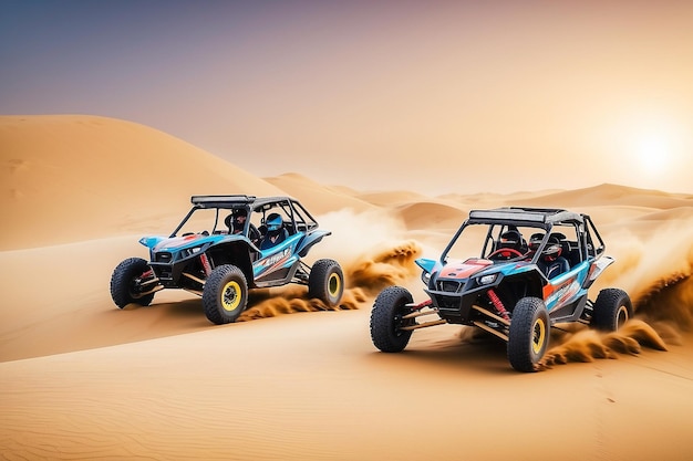 sand dune bashing offroad utv rally buggy