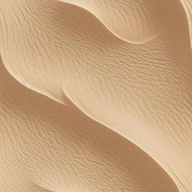 A sand dune with a pattern of ripples in the sand.