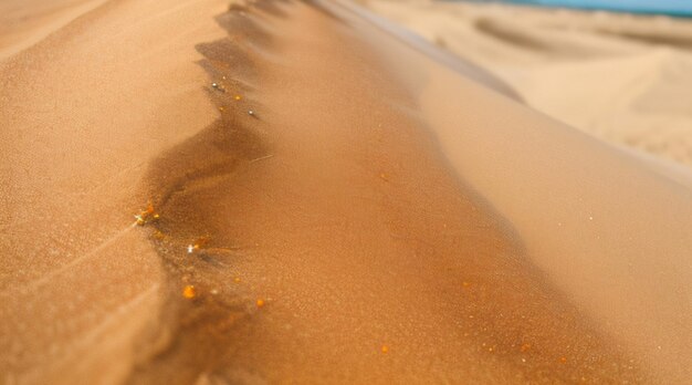 A sand dune with the word sand on it