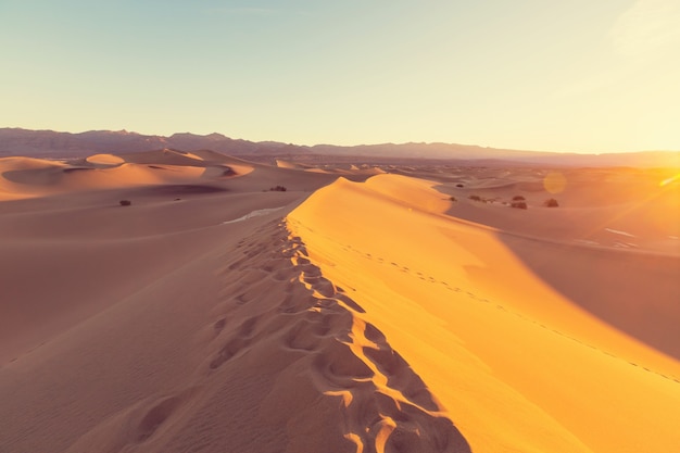 Sand dunes in Death Valley National Park, California, USA