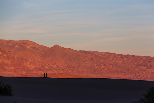 Песчаные дюны в национальном парке Долина Смерти, Калифорния, США