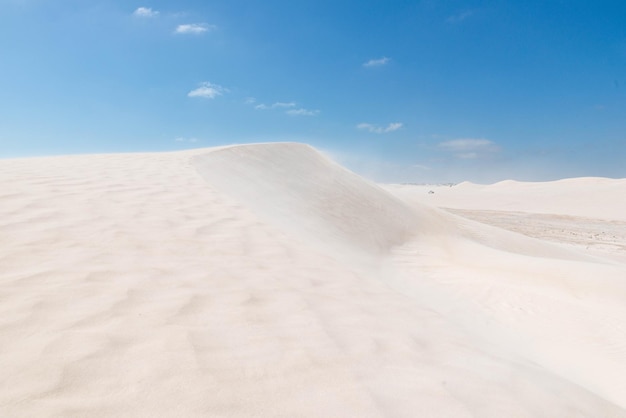 Photo sand dunes in desert against sky