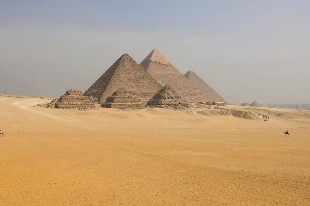 Foto dune di sabbia in un deserto