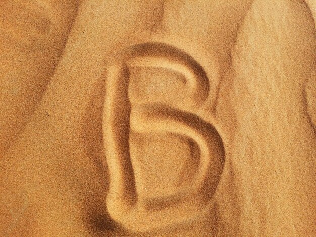 Sand dunes in the desert