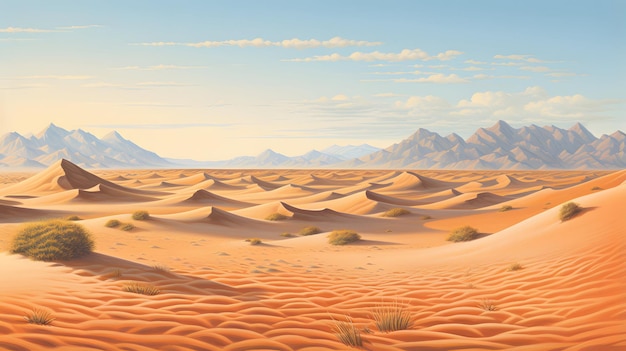 sand dunes in the desert