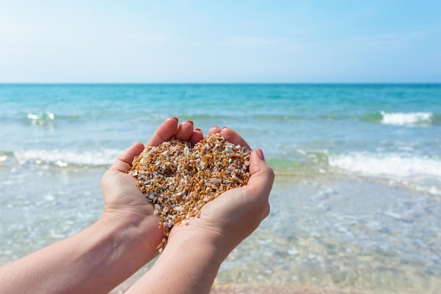 Sand in hand