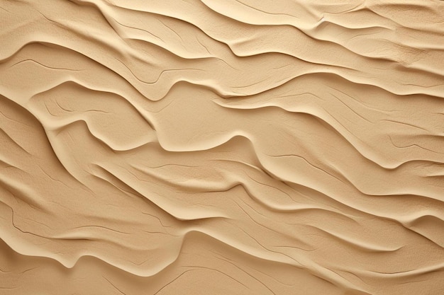 the sand is brown and has a pattern of ripples in it.