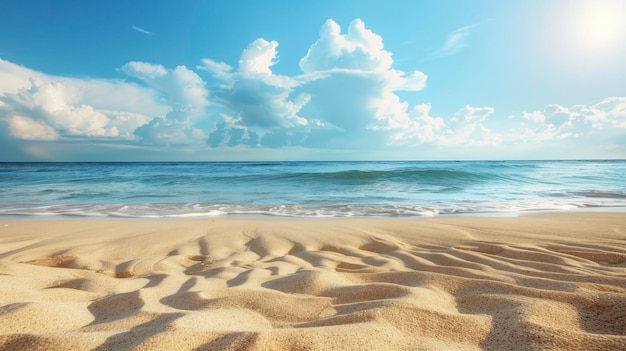 写真 砂の海と空