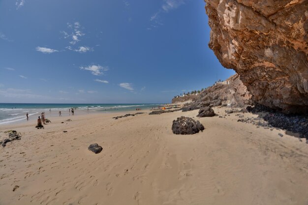 Photo sand ocean beach