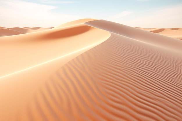 Photo sand texture sand texture background sand background sand wave texture brown sand texture desert sand texture sand waves in desert ai generative