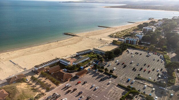 Photo sandbanks beach car park