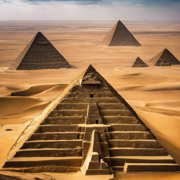 Photo sands of time exploring egypts majestic pyramids