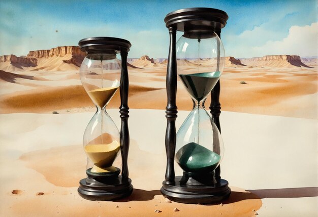 Photo sands of time a surreal journey