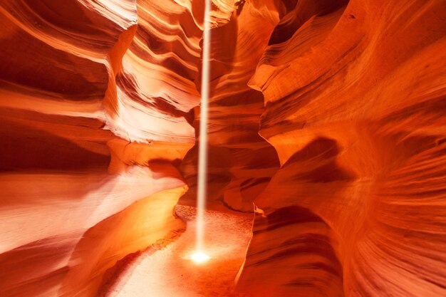 Foto pietra arenaria al canyon delle antilopi