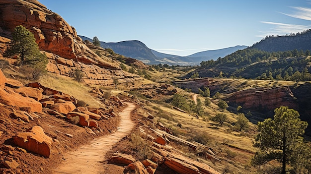 Sandstone formations of great beauty