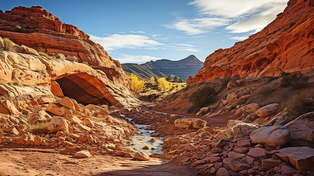 Sandstone formations of great beauty