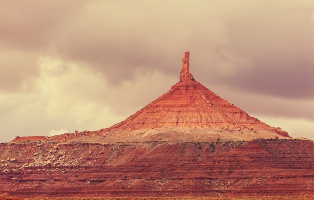 Formazioni di arenaria nello utah, usa. bei paesaggi insoliti.