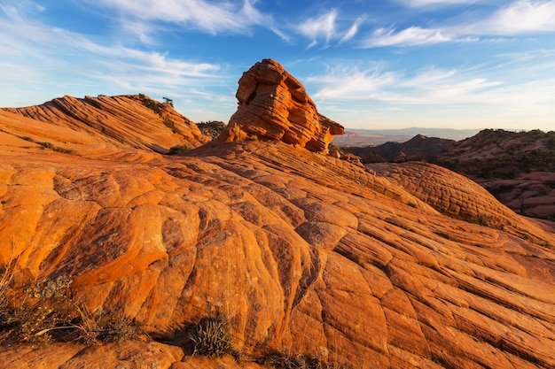 Sandstone formations in Utah, USA