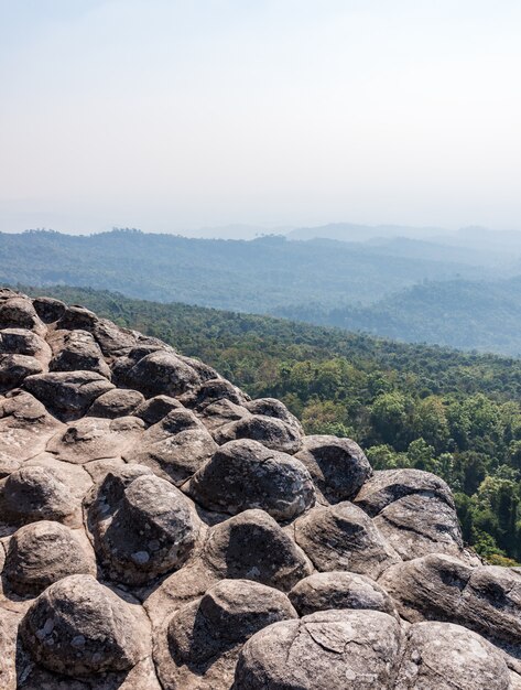 Sandstone node cliff