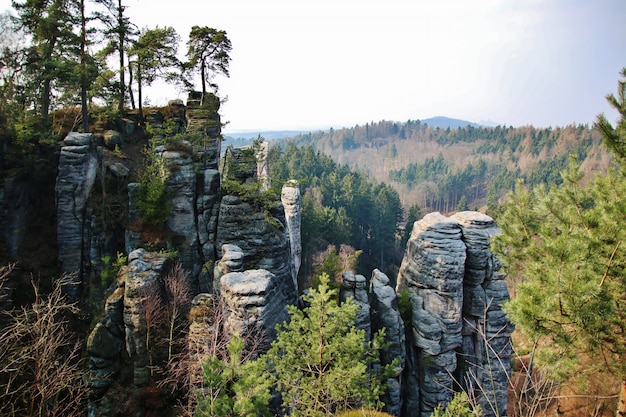 Photo sandstone rocks in national park