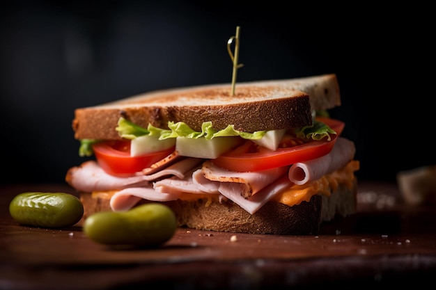 Sandwich closeup