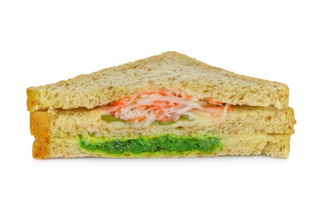 Sandwich isolated on white