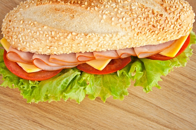 Sandwich with ham