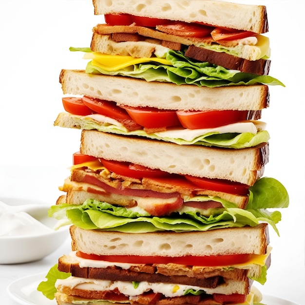 Sandwich with multi layers