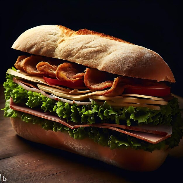 A sandwich with a sandwich that says " a sandwich "