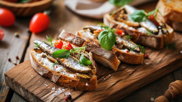 Sandwiches met sprat