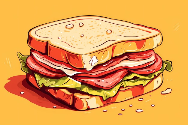 sandwiches toast ontbijt beeld fastfood heerlijke foto's