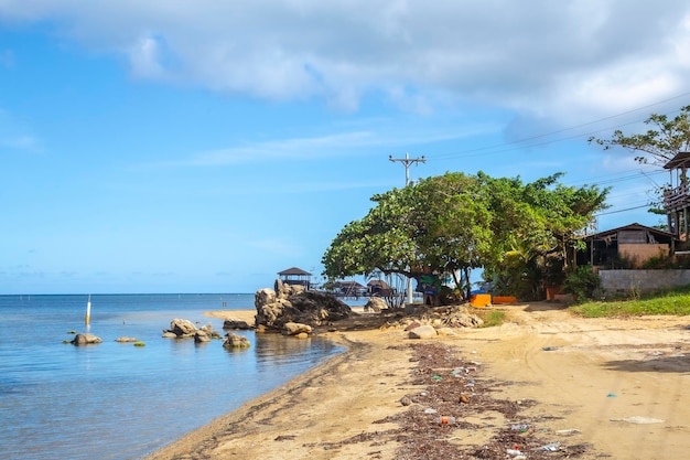 Sandy Bay beach trail on Roatan Island Honduras