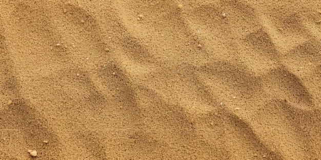 Sandy beach background top view