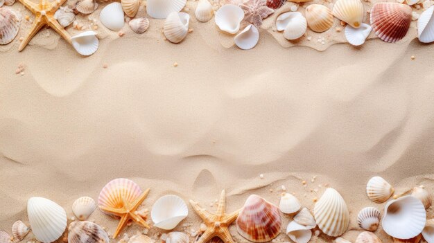 Sandy Beach Seashells