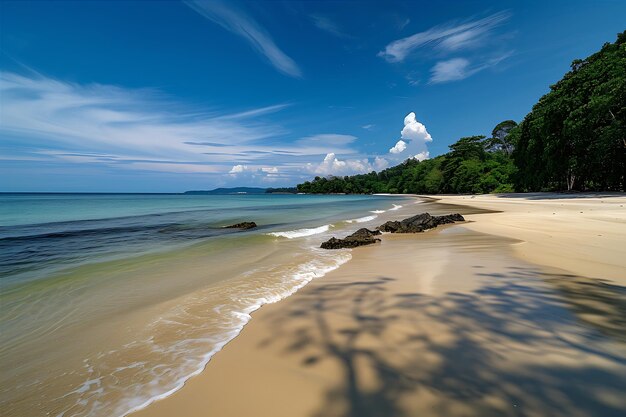 Sandy Beach In Taman Laut