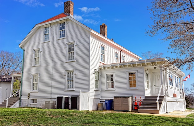 Sandy Hook Vuurtorenmuseum. Het is de oudste vuurtoren die nu nog werkt. Sandy Hook is gevestigd in Highlands in Monmouth County in New Jersey, VS.