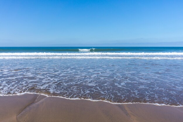 Sandy mouth beach near bude in north cornwall