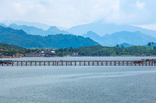 Sangkhla Buri, Kanchanaburi-provincie, Thailand.