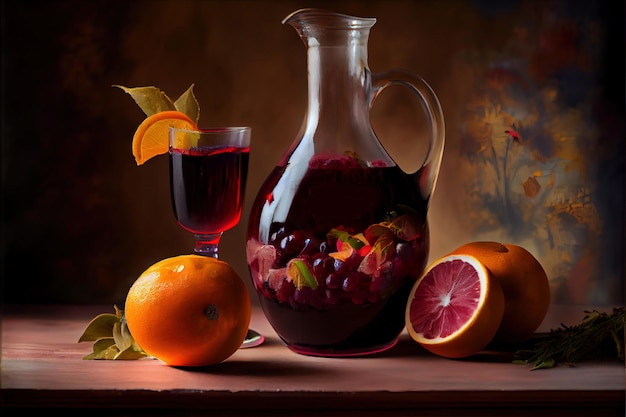 Sangria spanich summer wine