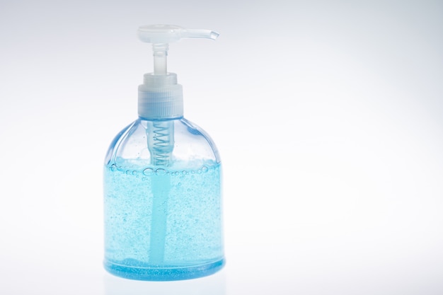 Bottiglia di gel disinfettante