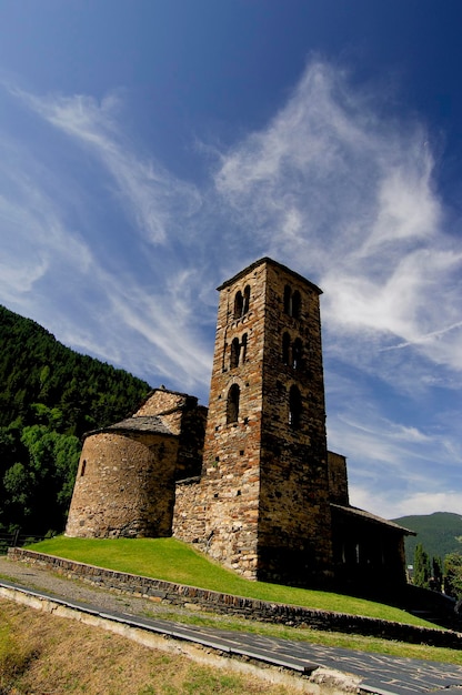 Sant joan de caselles chiesa villaggio di canillo andorra europa