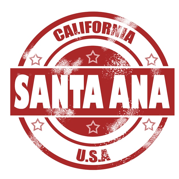 Photo santa ana stamp